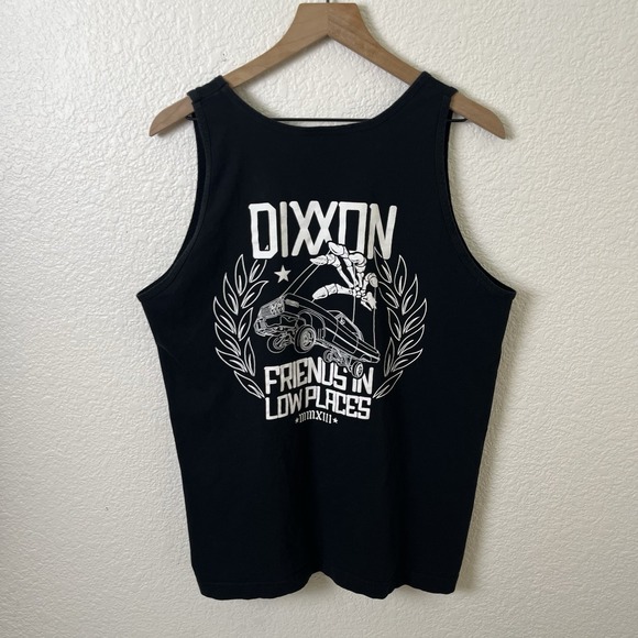 Dixxon Flannel Company Other - Dixxon Shirt Mens Black Tank Top Premium Friends In Low Places Lowrider Size L